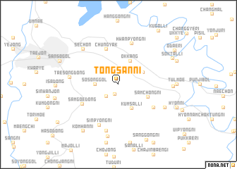 map of Tongsan-ni
