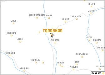 map of Tongshan