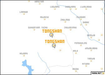 map of Tongshan