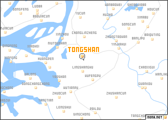 map of Tongshan