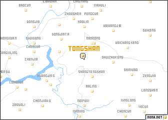 map of Tongshan