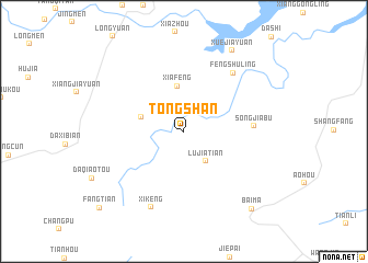 map of Tongshan