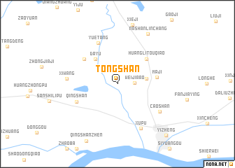 map of Tongshan