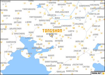 map of Tongshan