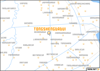 map of Tongshengdadui