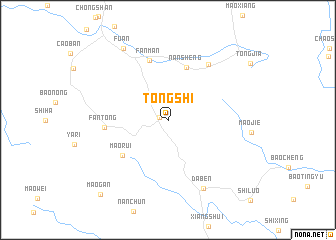 map of Tongshi