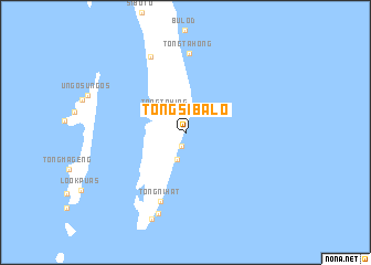 map of Tong Sibalo