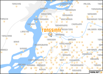 map of Tongsin-ni