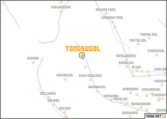 map of Tongsu-gol