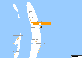 map of Tong Tahong