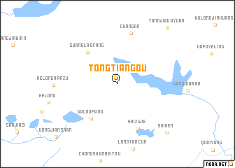 map of Tongtiangou