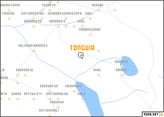 map of Tonguia