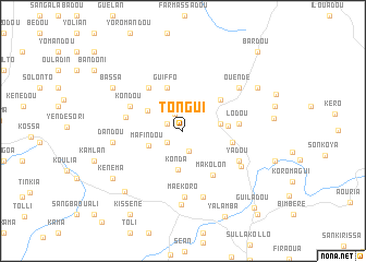map of Tongui
