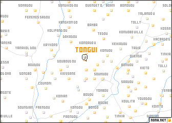 map of Tongui