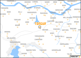 map of Tongŭp