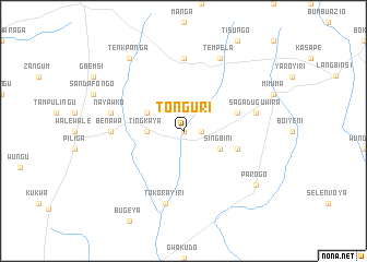 map of Tonguri