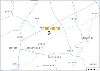 map of Tongxiang