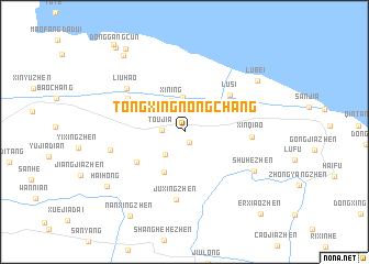 map of Tongxingnongchang