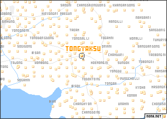 map of Tongyaksu