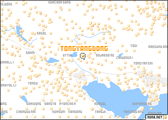 map of Tongyang-dong