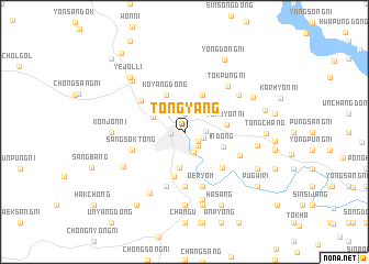 map of Tongyang