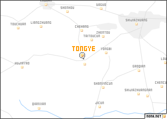 map of Tongye