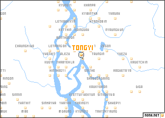 map of Tôngyi