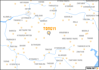 map of Tongyi