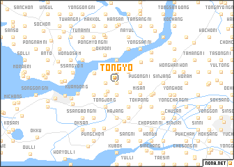 map of Tongyo