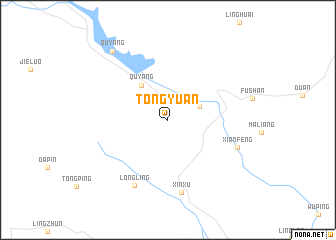 map of Tongyuan