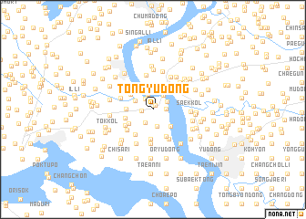 map of Tongyu-dong
