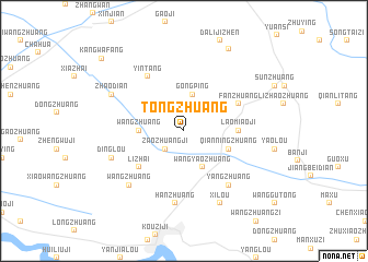 map of Tongzhuang