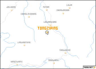 map of Tongziping