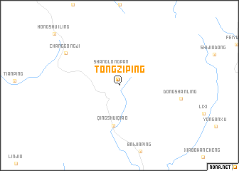 map of Tongziping