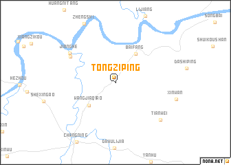 map of Tongziping