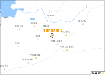 map of Tongzipu