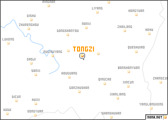 map of Tongzi