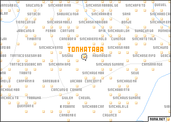 map of Tonhatabá