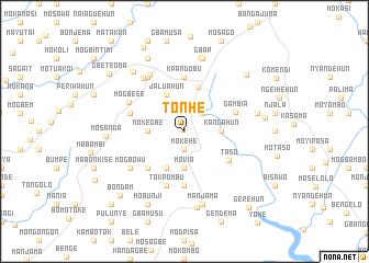 map of Tonhe