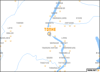 map of Tonhe