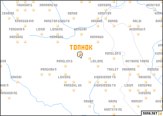 map of Tonhök