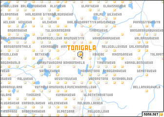 map of Tonigala