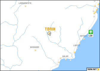 map of Tonih
