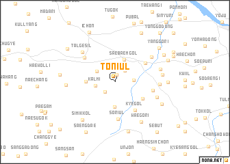 map of Toniul