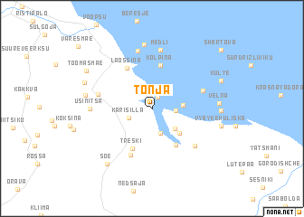 map of Tonja