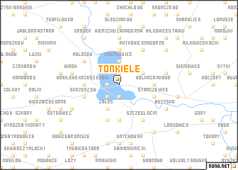 map of Tonkiele