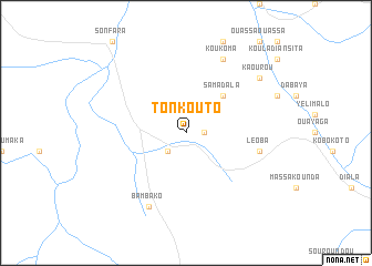 map of Tonkouto