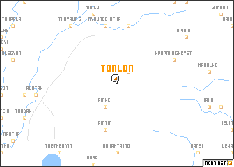 map of Tonlon