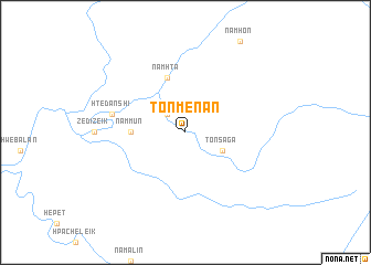 map of Tonmenan