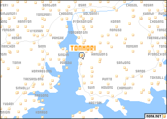 map of Tonmo-ri